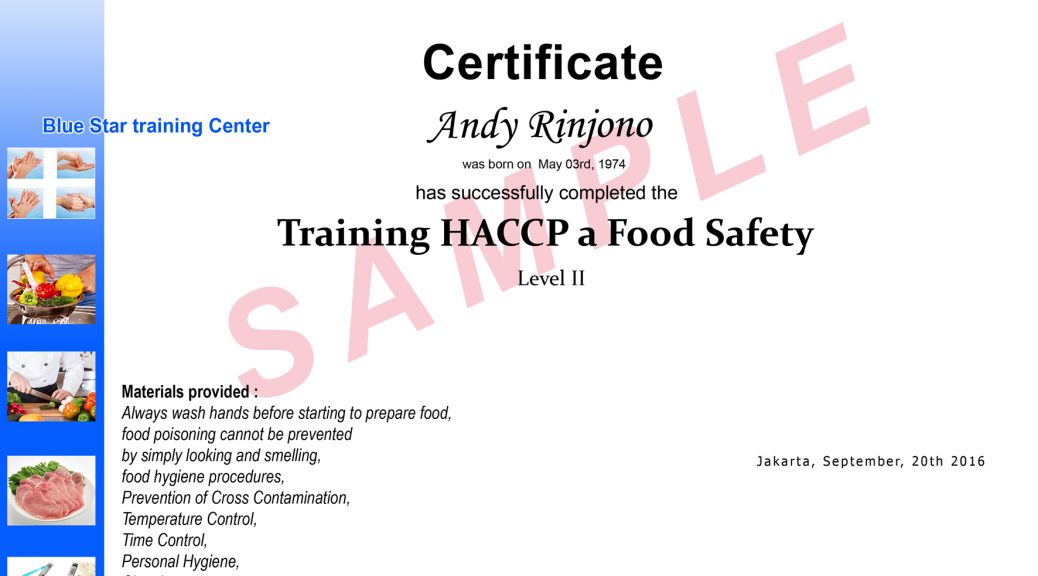 Sertifikat HACCP